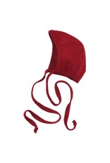 Engel Engel - Bonnet, wool, red melange (0-2j)