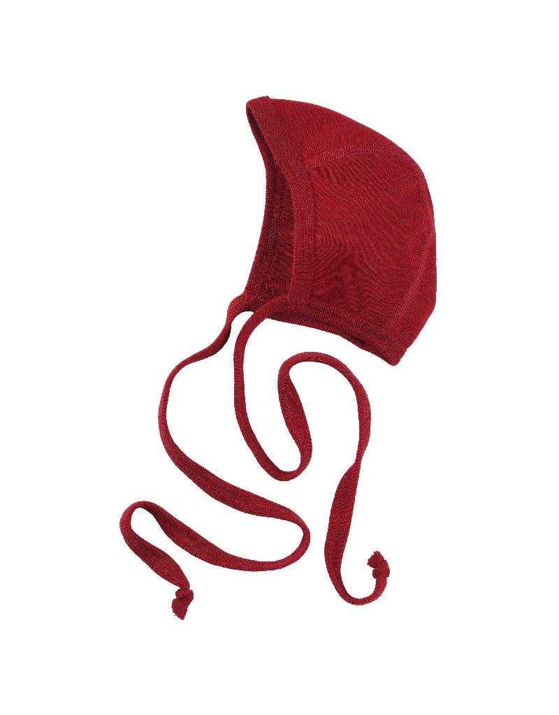 Engel Engel - Bonnet, wool, red melange (0-2j)