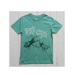 Lion of Leisure T-shirt, green, beetles (3-16j)