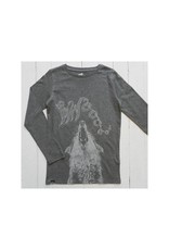 Lion of Leisure Lion of Leisure - shirt, charcoal, wolf (3-16j)