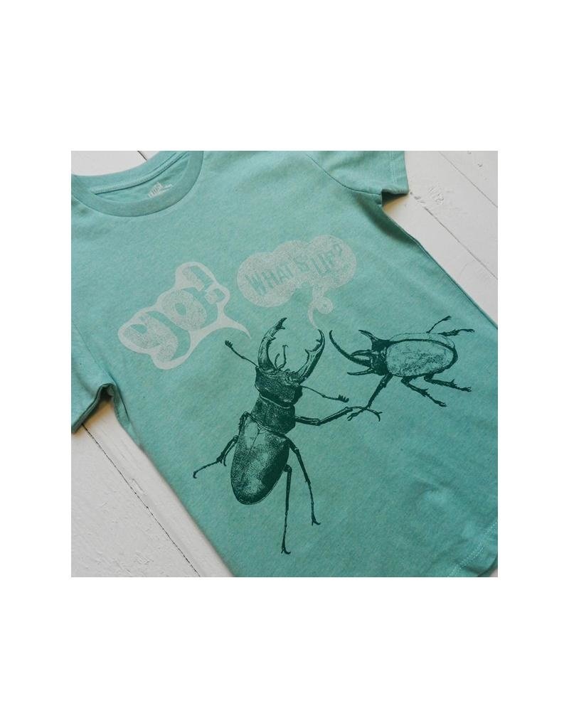 Lion of Leisure Lion of Leisure - T-shirt, green, beetles (3-16j)