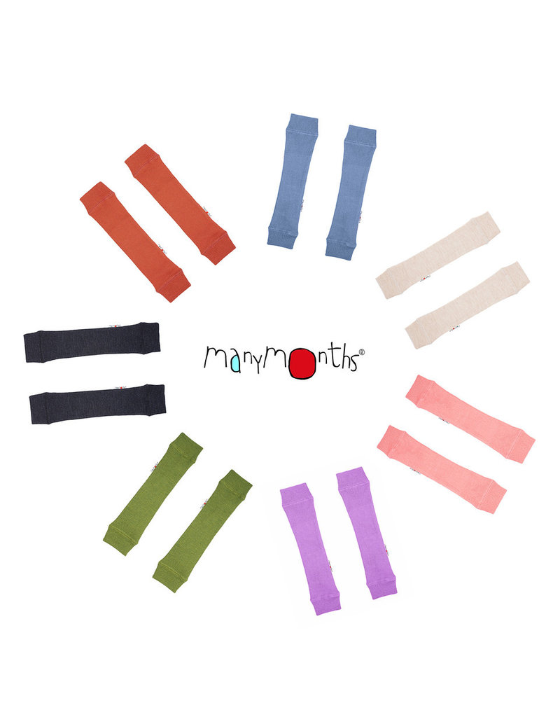 ManyMonths ManyMonths - Tube warmers for Arms and Legs, Foggy Black
