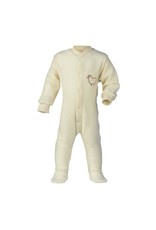 Engel Engel - One-piece pyjama with feet, wool, natural (0-2j)