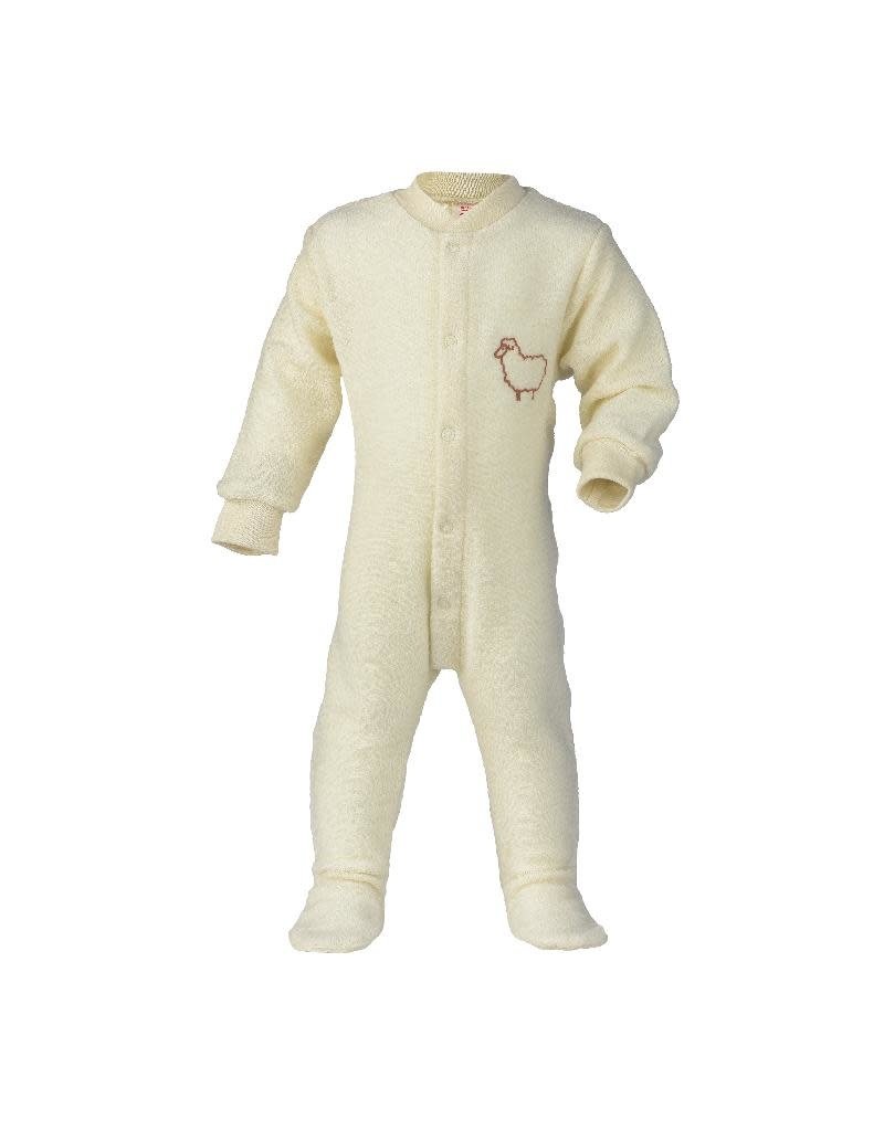 Engel Engel - One-piece pyjama with feet, wool, natural (0-2j)