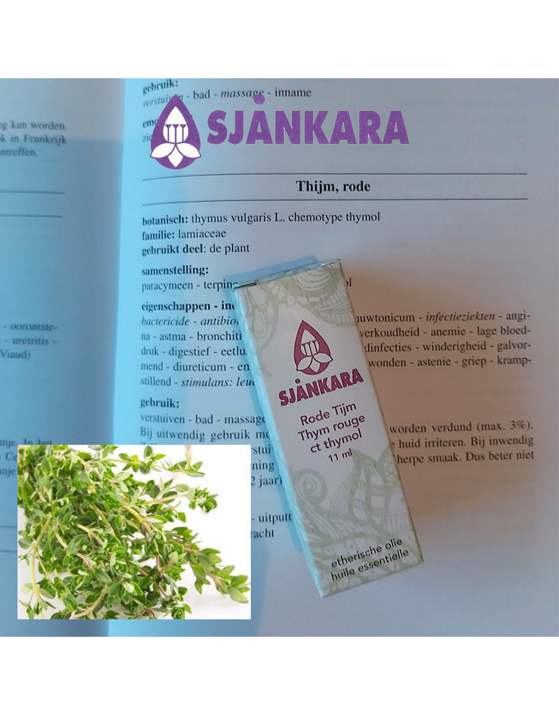 Sjankara Sjankara - Etherische olie rode tijm (Thymus vulgaris ct thymol)