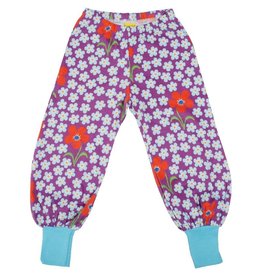 DUNS Sweden Baggy broek, Flower Amethyst (0-2j)