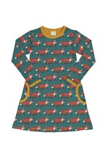 Maxomorra Maxomorra - dress ls fox (0-2j)