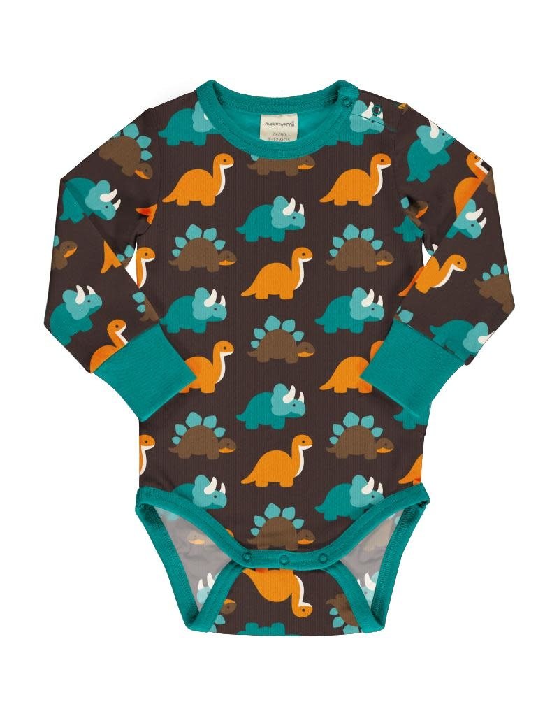 Maxomorra Maxomorra - body ls dinosaurs (0-2j)