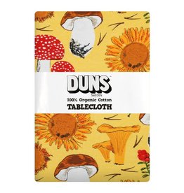 DUNS Sweden Tafellaken, Sunflowers and Mushrooms Sunshine Yellow