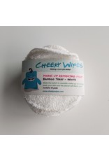 Cheeky Wipes Cheeky Wipes - Make-up removing pads, bamboo terry, wit, 10 stuks