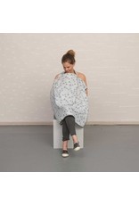 Simply Good Simply Good - muslin nursing cover, 85x70cm, grijs, egeltjes