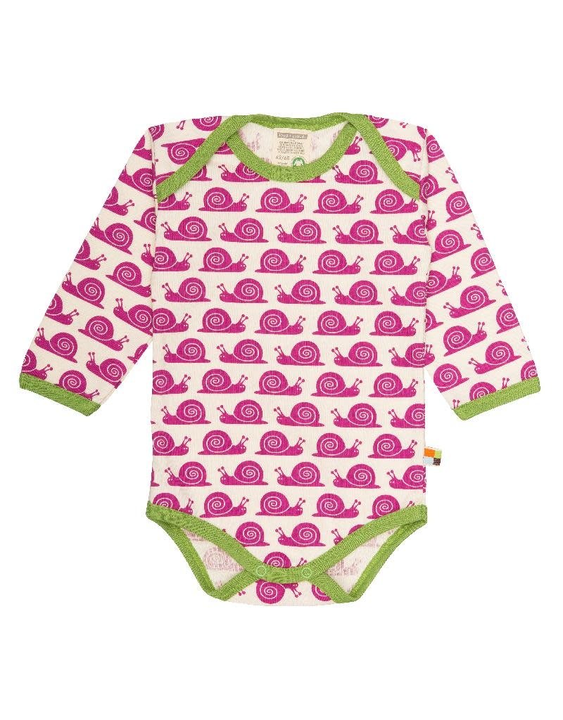 Loud+Proud Loud+Proud - body, ls, fuchsia slakken (0-2j)