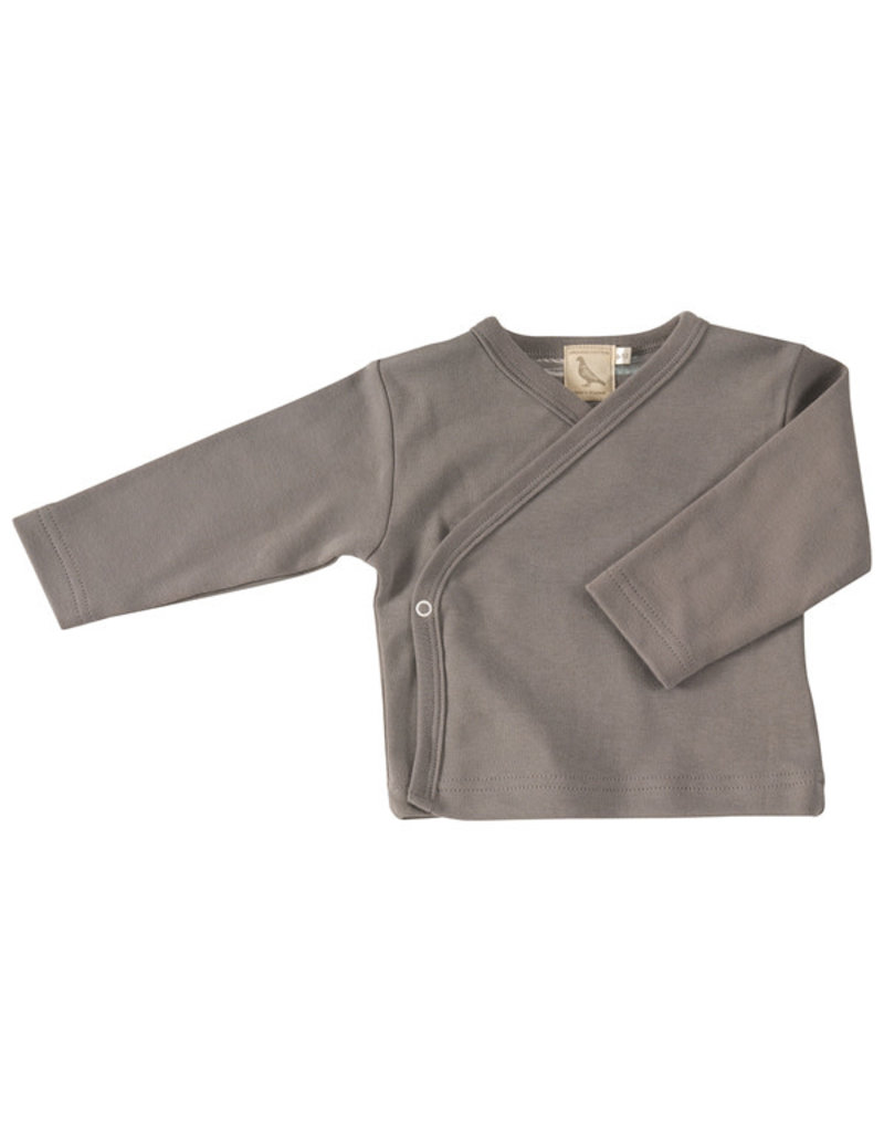 Pigeon Pigeon - shirt, kimono, grey (0-2j)