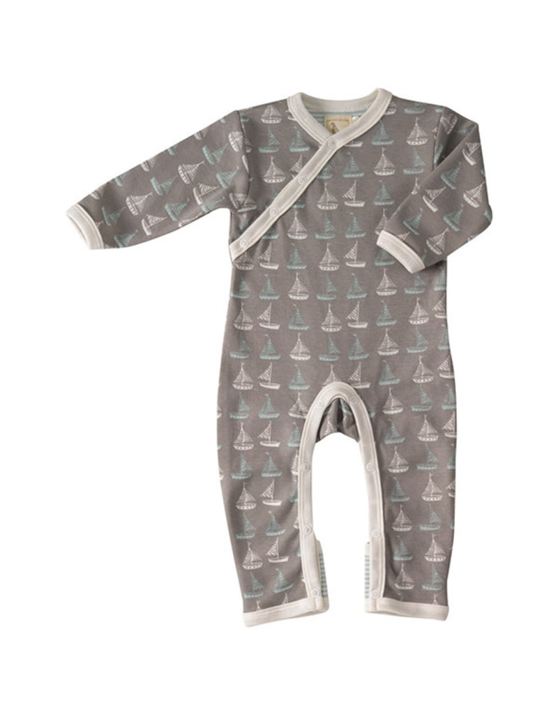 Pigeon Pigeon - jumpsuit, grey, boat (0-2j)