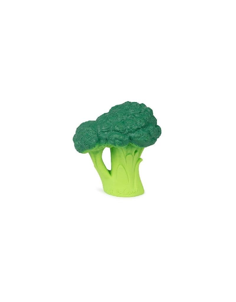 Oli & Carol Oli & Carol - Natural rubber teether & bath toy, Brucy the broccoli