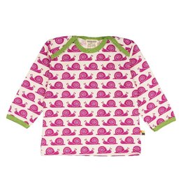 Loud+Proud Shirt, fuchsia slakken (3-16j)