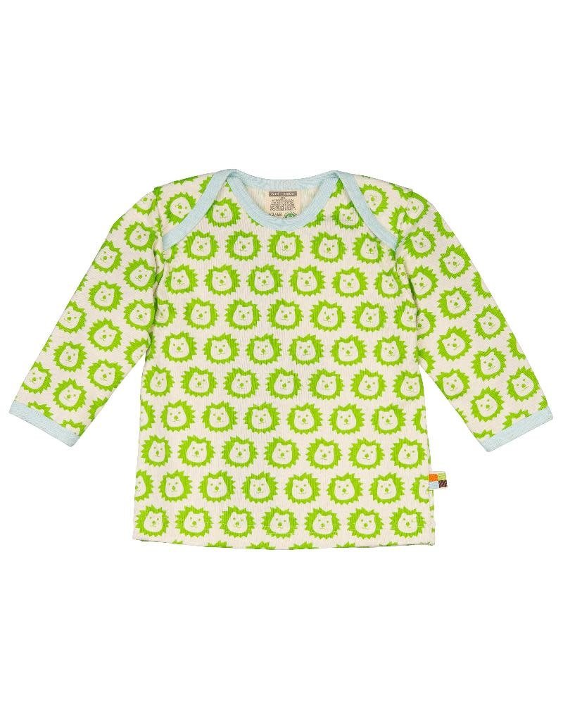 Loud+Proud Loud+Proud - shirt, lime leeuwen (0-2j)