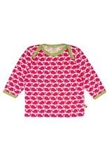 Loud+Proud Loud+Proud - shirt, roze walvissen (3-16j)