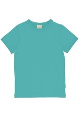 Maxomorra Maxomorra - Top Ss Solid Aqua (0-2j)