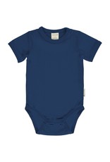 Maxomorra Maxomorra - Body Ss Solid Navy (0-2j)