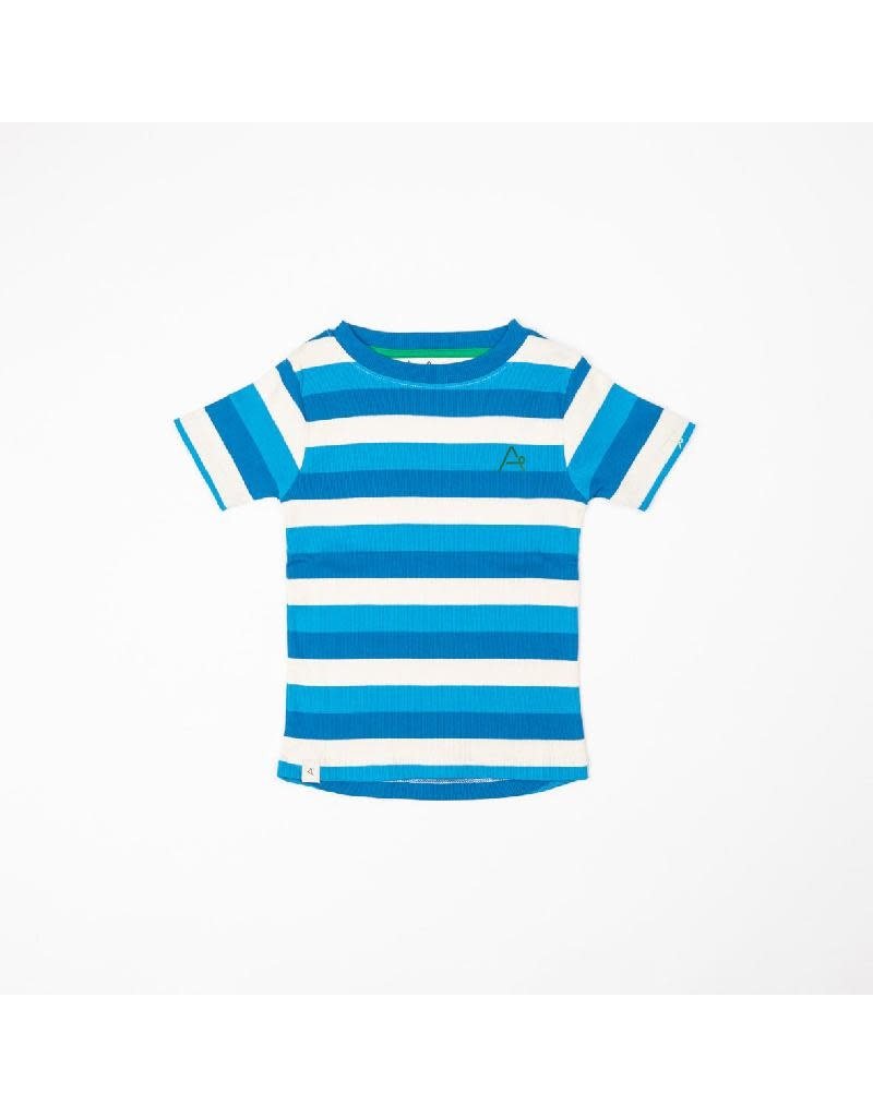 Alba of Denmark Alba of Denmark - The Bell T-shirt, Snorkel Blue Stripes (3-16j)