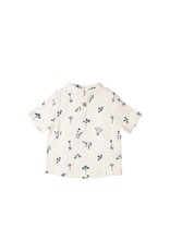 Organic by Feldman Organic by Feldman - Muslin short sleeve shirt, plants delight (3-16j)