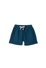 Organic by Feldman Organic by Feldman - Muslin Jimmy shorts, Play of Colors, petrol-blue (0-2j)