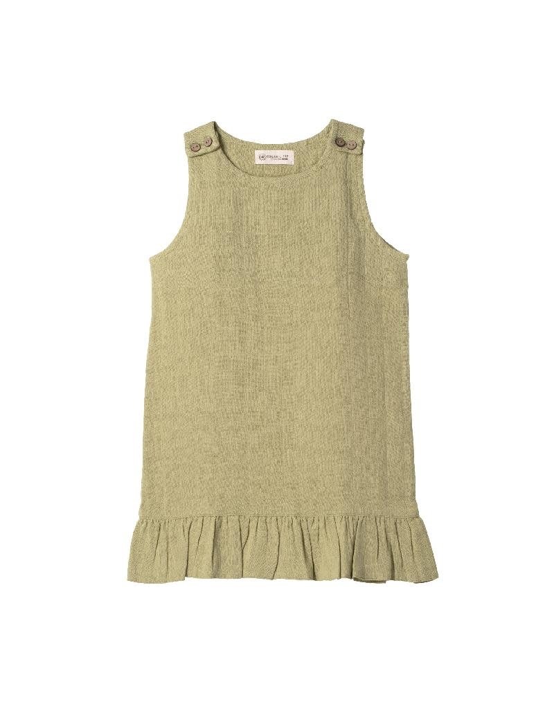 Organic by Feldman Organic by Feldman - Muslin Jumper dress, Play of Colors, sage-green (0-2j)