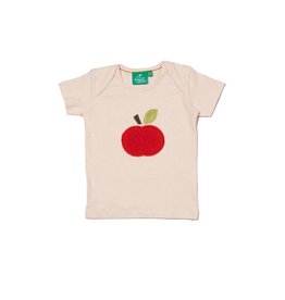 Little Green Radicals T-Shirt met borduursel, An Apple A Day (0-2j)