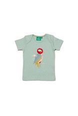 Little Green Radicals Little Green Radicals - Little Woodpecker Applique T-Shirt (0-2j)