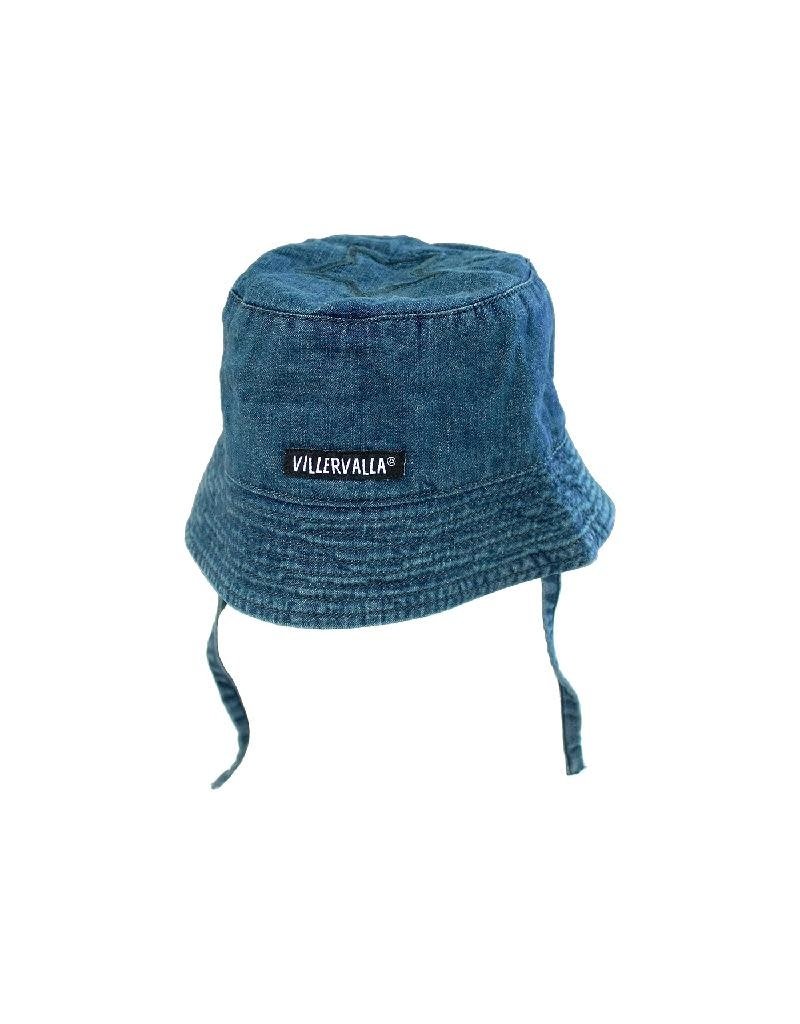 Villervalla Villervalla - hat with string, indigo wash (0-2j)