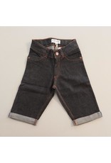 Maxomorra Maxomorra - short, knee, denim, dark denim blue (3-16j)