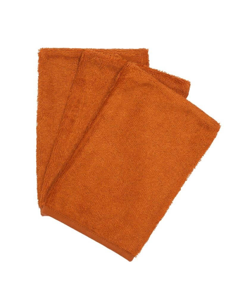 Timboo Timboo - Washandjes, set van 3, inca rust