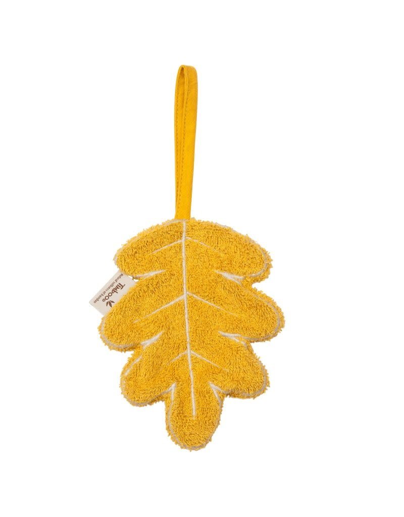 Timboo Timboo - Fopspeendoekje blad, ocher