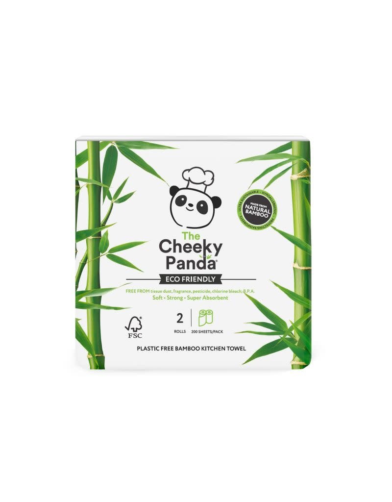 The Cheeky Panda The Cheeky Panda - Bamboo kitchen towel, 2 rolls