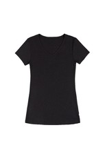 Joha Joha Woman - T-shirt, wol/zijde, zwart