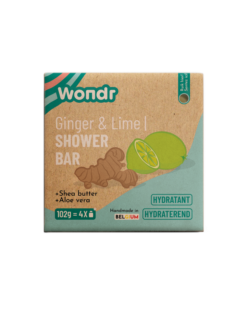 Wondr Wondr - Shower bar, Ginger & Lime