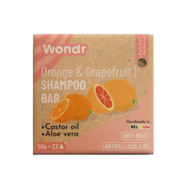 Wondr Shampoo bar, Orange & Grapefruit