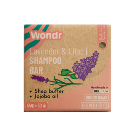 Wondr Shampoo bar, Lavender & Lilac