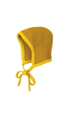 Disana Disana - Knitted bonnet, curry/gold (0-2j)