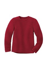 Disana Disana - left knit jumper, bordeaux (3-16j)