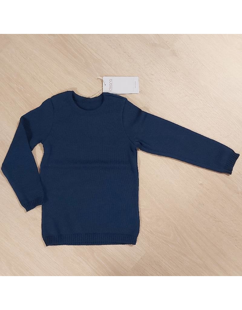 Disana Disana - knitted jumper, navy (3-16j)