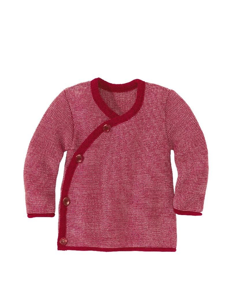 Disana Disana - Melange jacket, bordeaux/rose (0-2j)