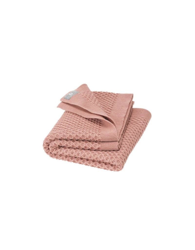 Disana Disana - Honeycomb blanket, 80x100cm, rose