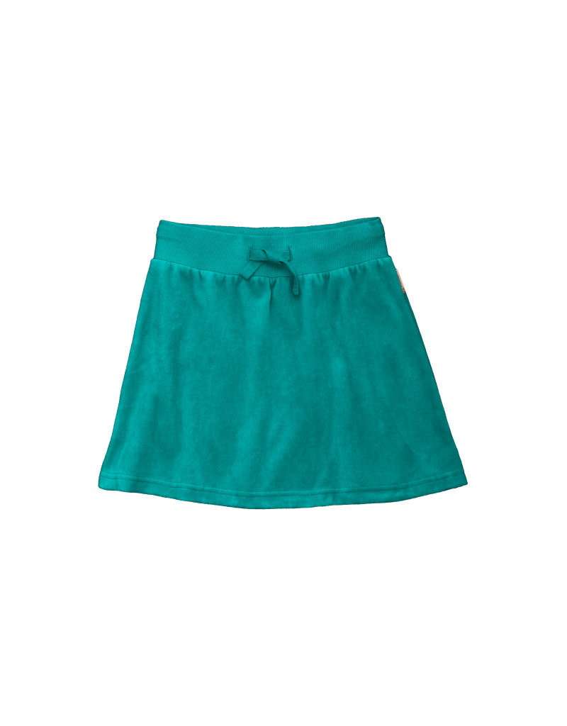 Maxomorra Maxomorra - Skirt Velour LAGOON (3-16j)