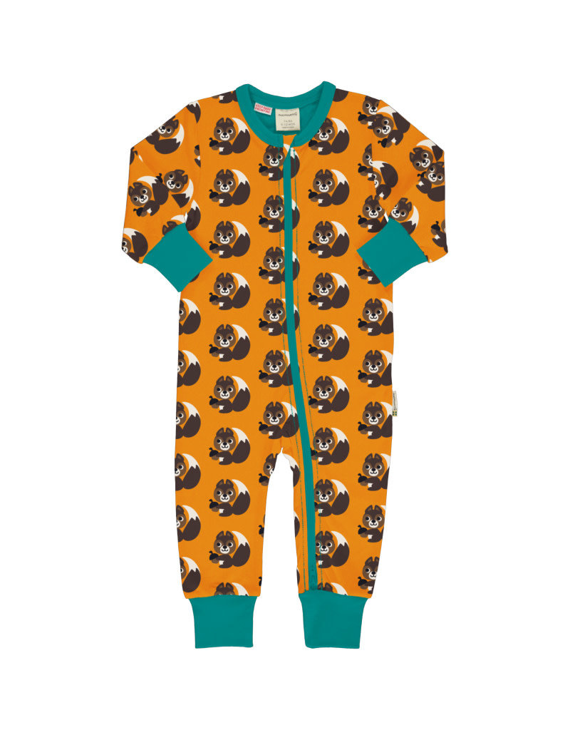 Maxomorra Maxomorra - Rompersuit LS SQUIRREL (0-2j)