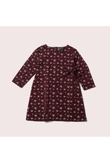 Little Green Radicals Little Green Radicals - Plum flowers wrap up well dress (0-2j)