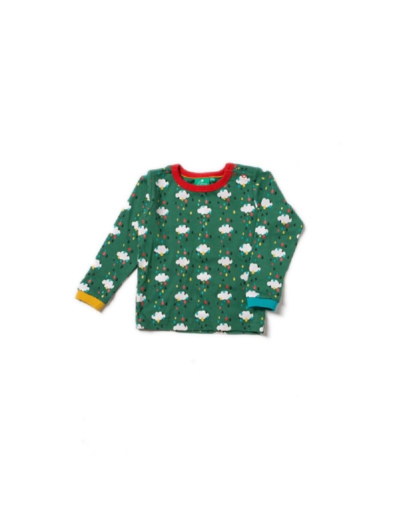 Little Green Radicals Little Green Radicals - Falling Water Long Sleeve Tee, fir (0-2j)