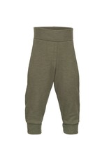 Engel Engel - Baby pants with waistband, wool/silk, olive (0-2j)