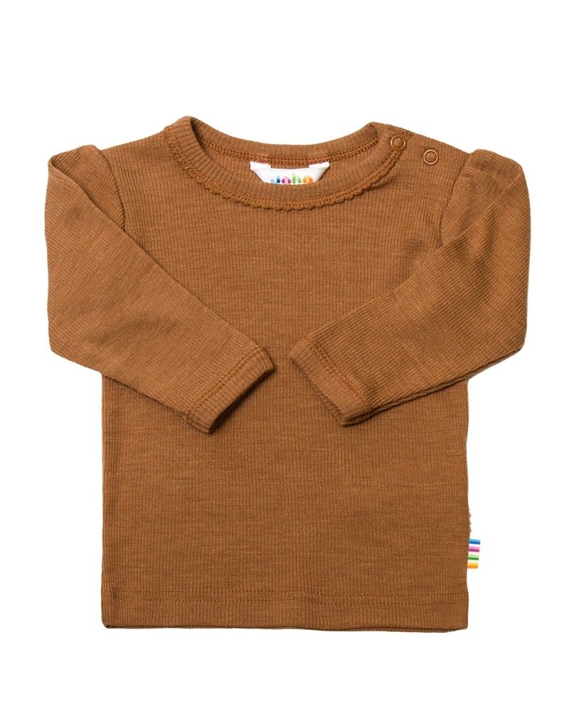 Joha Joha - Blouse ls, wool/silk, copper (0-2j)